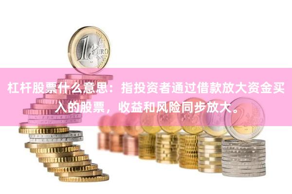 杠杆股票什么意思：指投资者通过借款放大资金买入的股票，收益和风险同步放大。